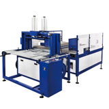 Corrugated Bundle Squaring & Strapping System