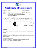 Certificate of Compliance